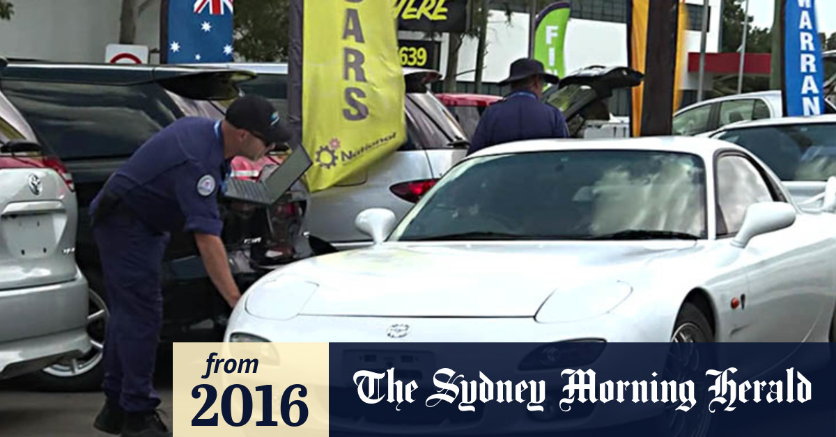 Video Four Sydney car dealerships raided